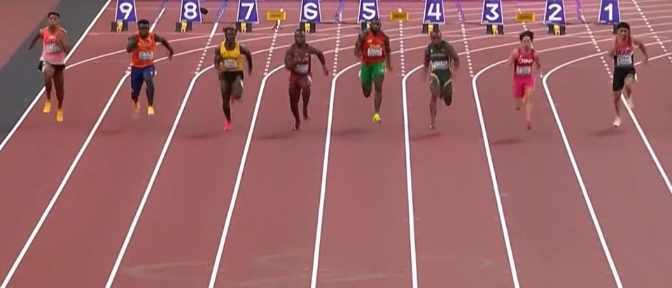 男子百米飞, 全国纪录均